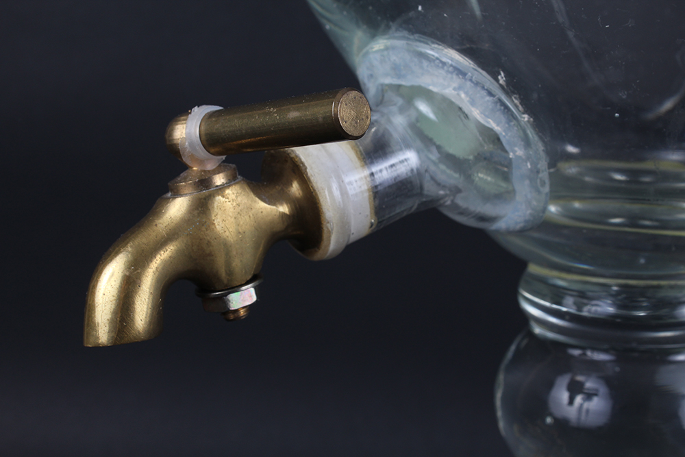 Antique Cut Glass Apothecary Drink Dispenser