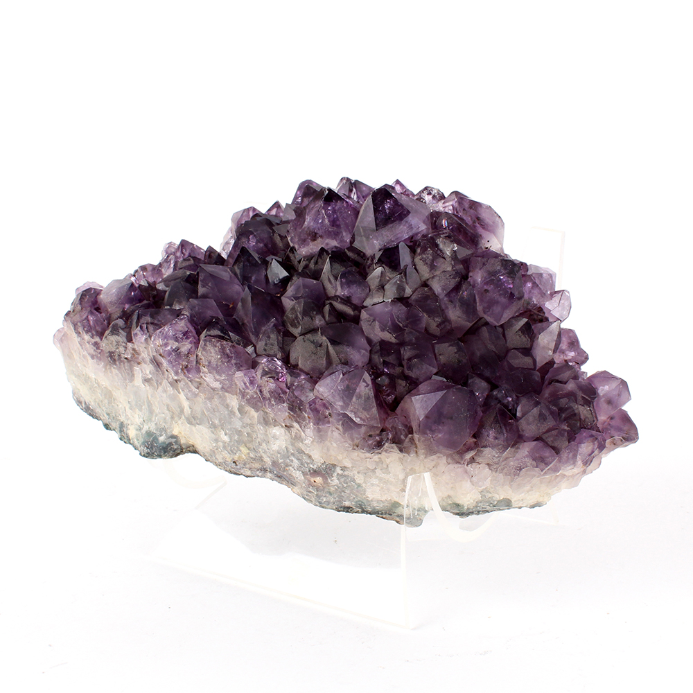 Sliced Amethyst Geode with Stand