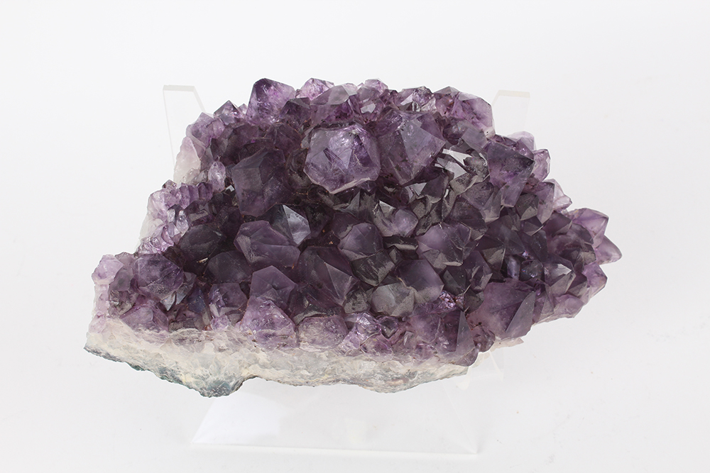 Sliced Amethyst Geode with Stand