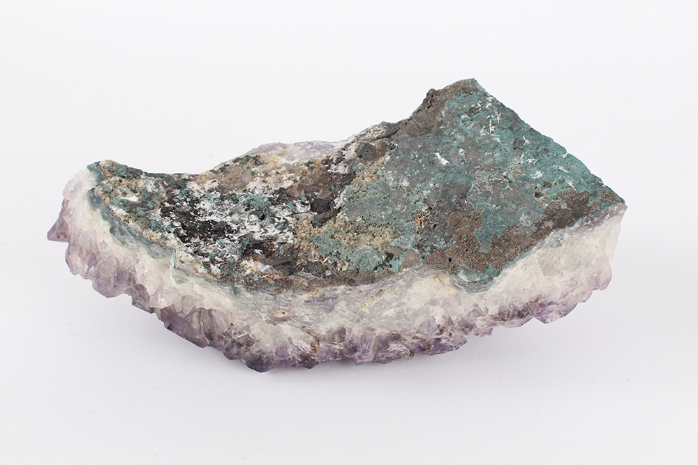 Sliced Amethyst Geode with Stand