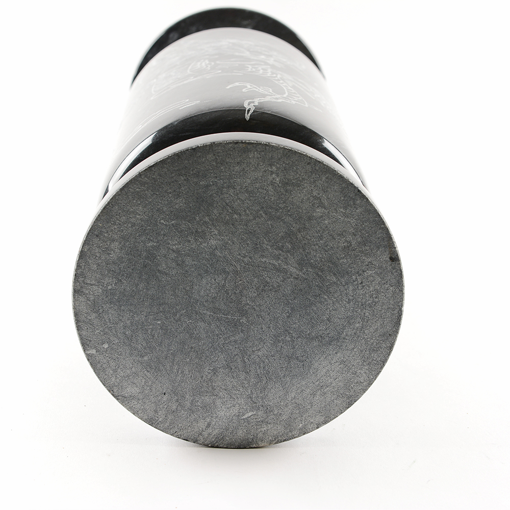 Etched Dragon Marble Vase