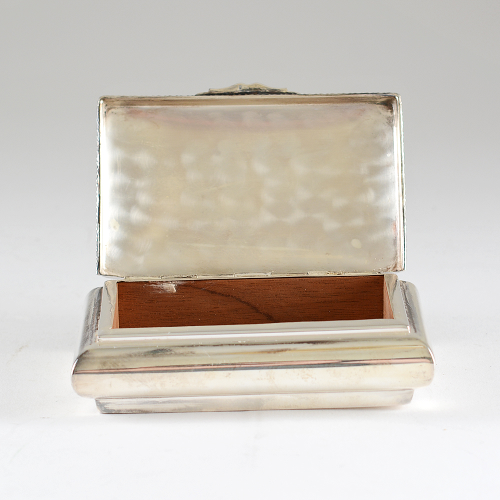 Camusso Sterling Cigarette Box