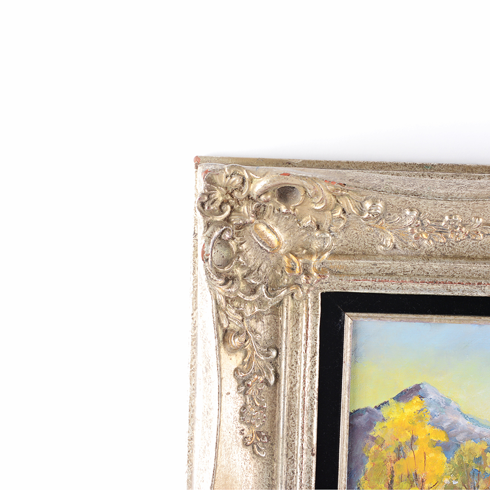 Original Teresa Hahnel 'Winter in Utah' Oil Painting