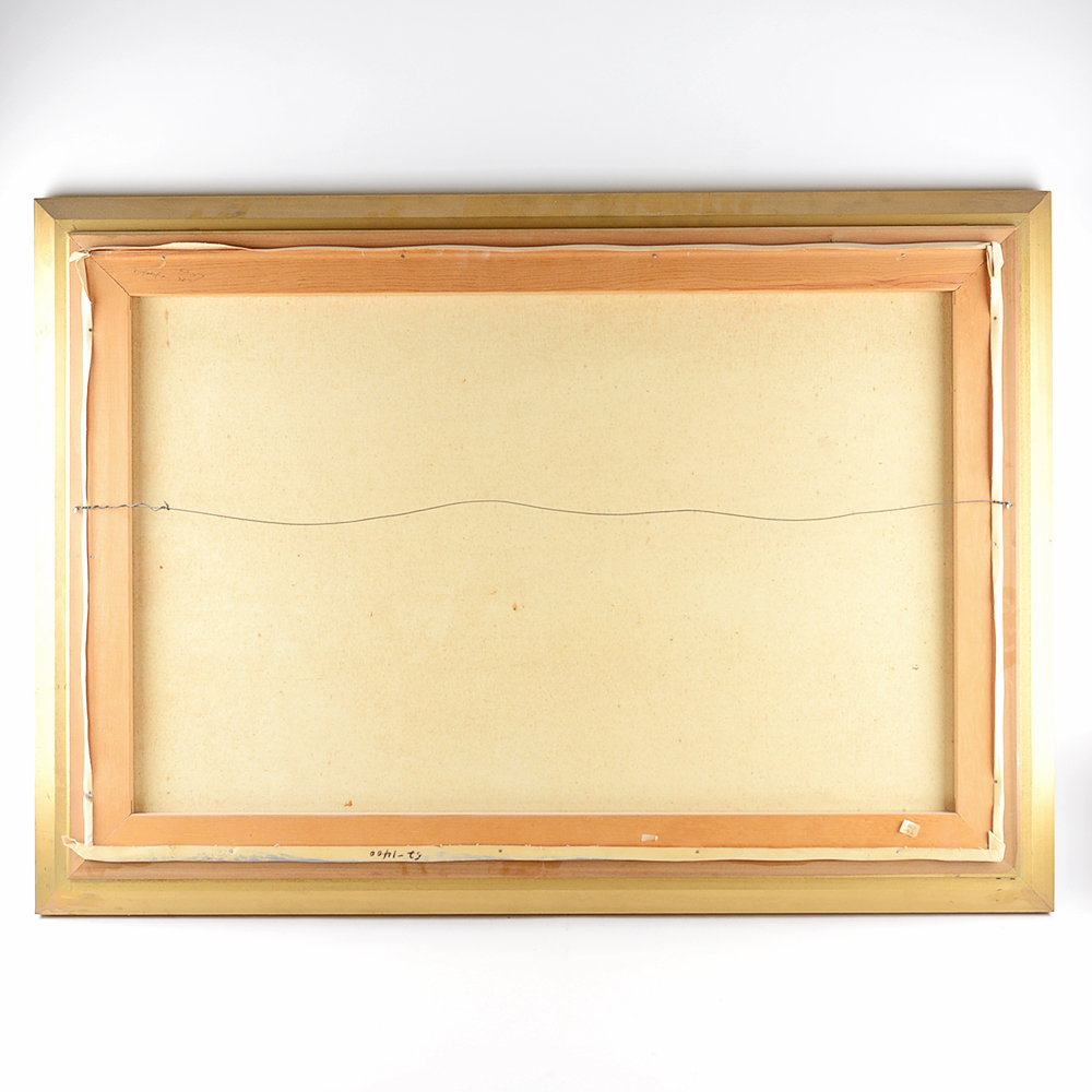 Original Acrylic French Cityscape on Canvas