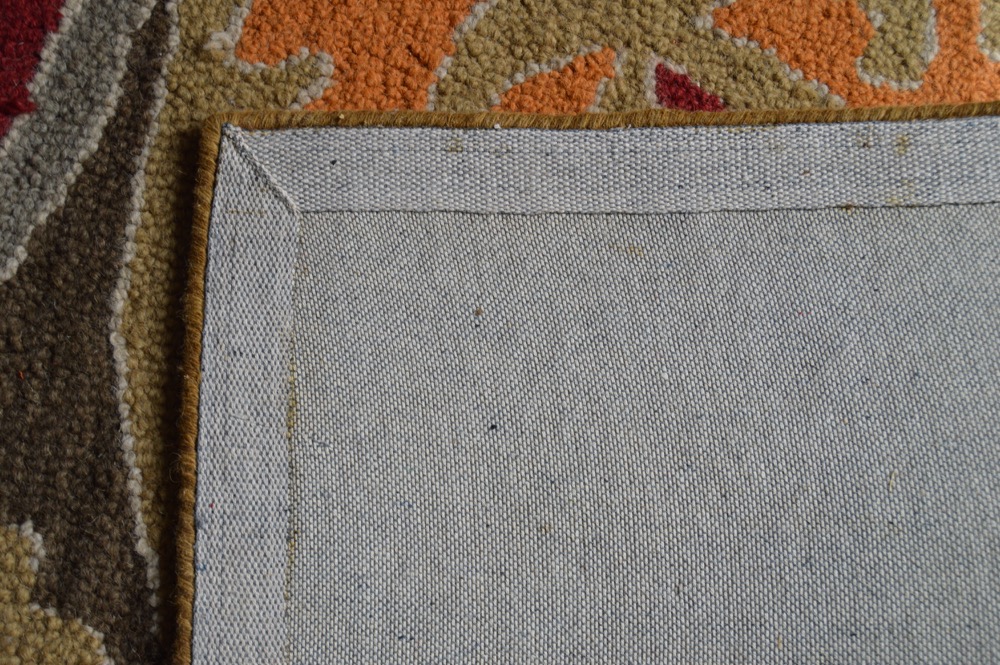 Colorful Contemporary Machine Made Floral Area Rug