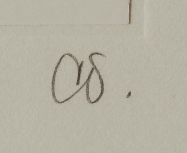 Claes Oldenburg LE Color Lithograph "Installation Study"