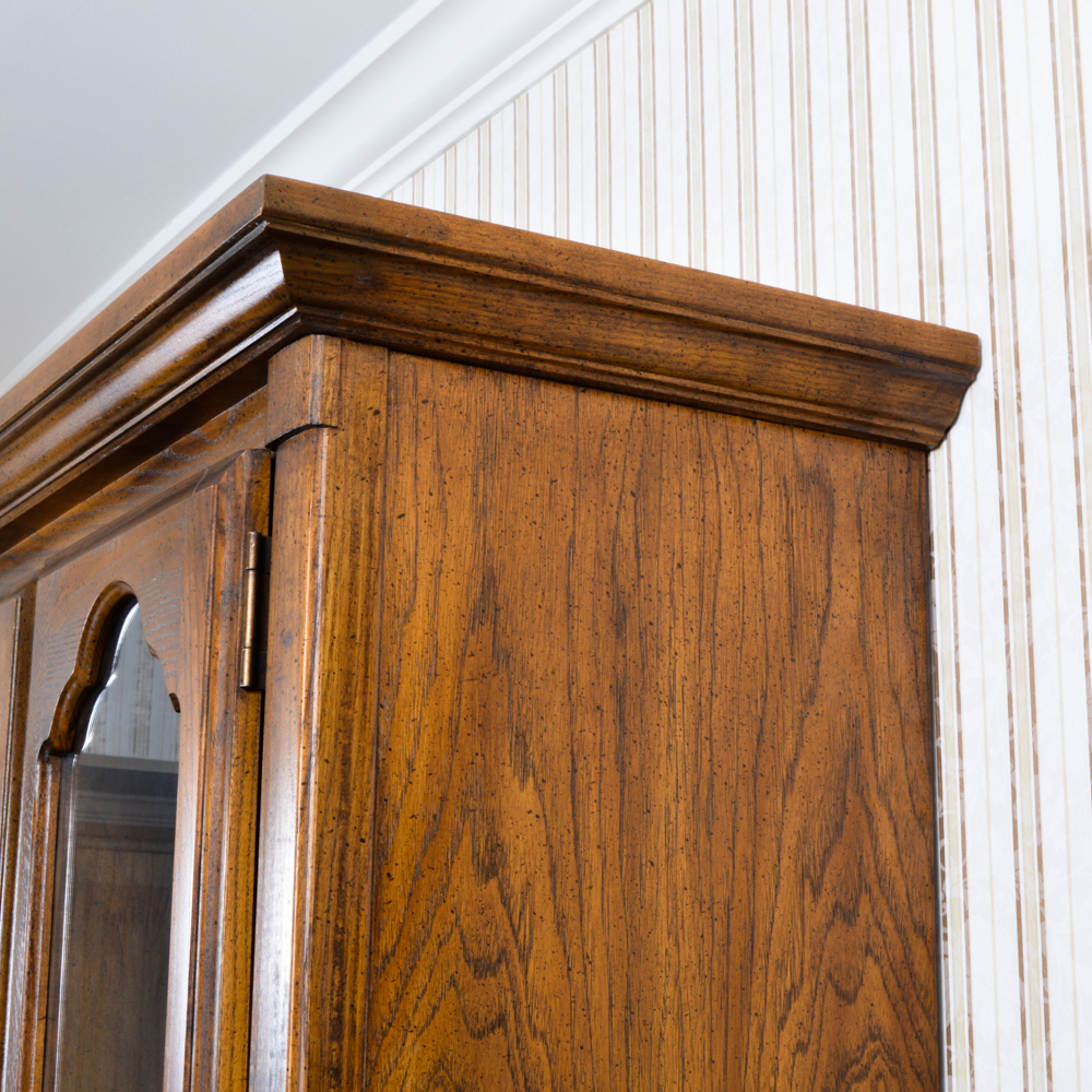 Wood and Glass China Cabinet
