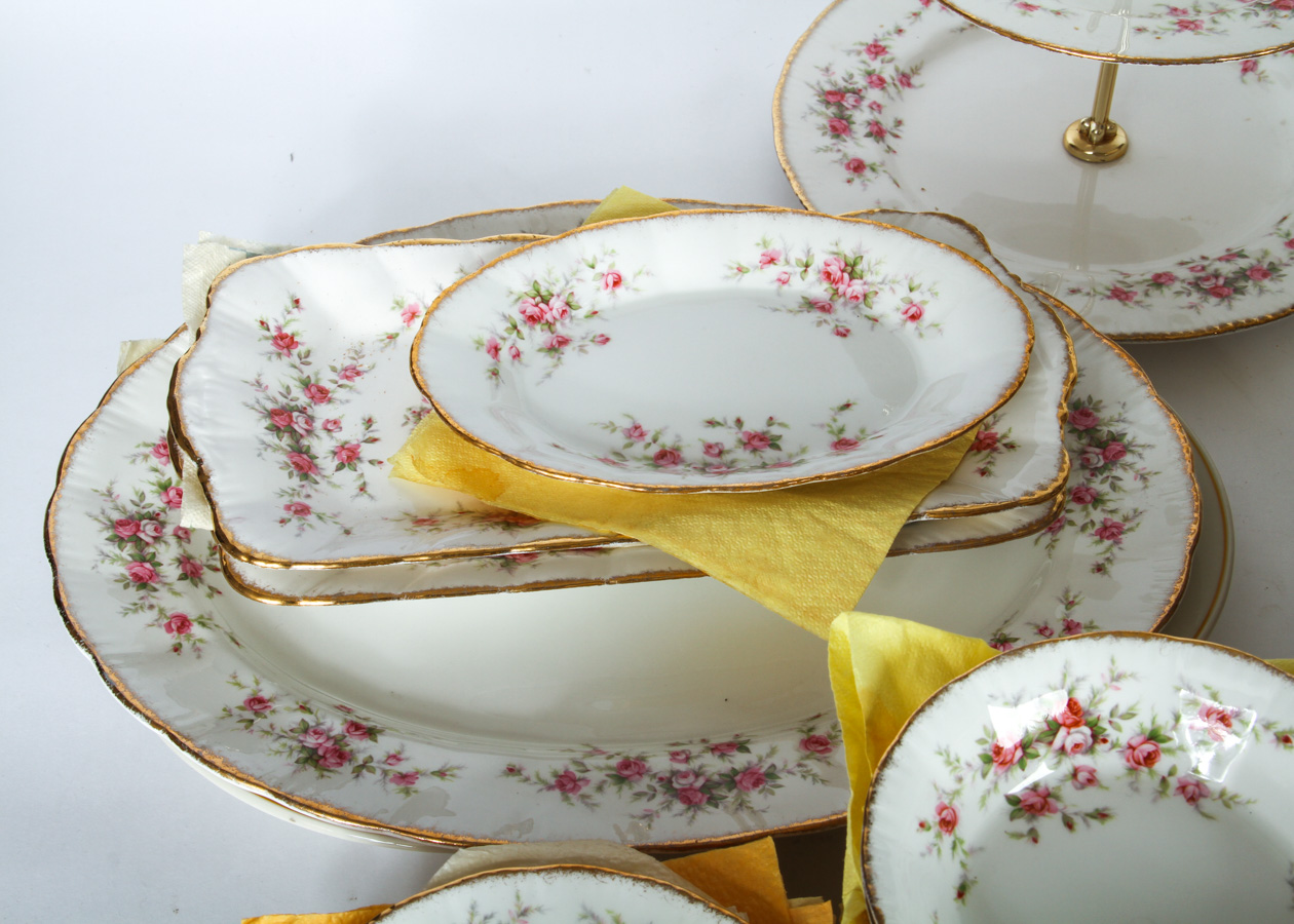 Paragon "Victoriana Rose" China Set