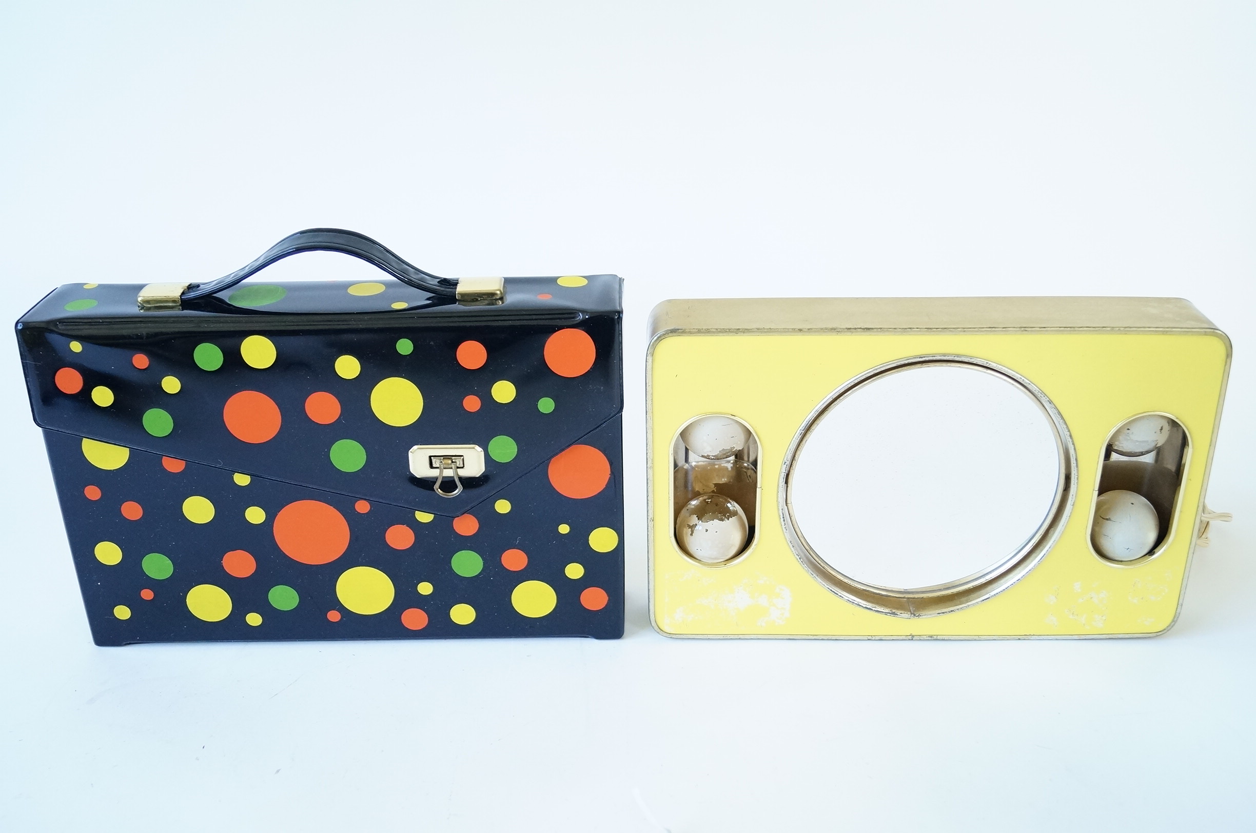 Vintage Makeup Mirror and Case