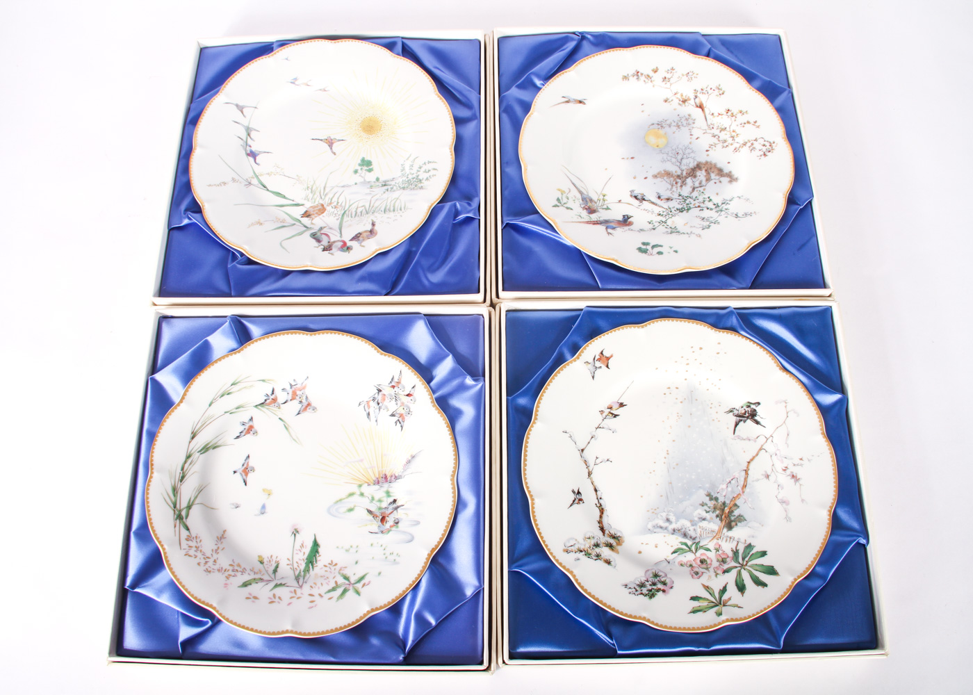 Set of Haviland "Theatre de Saisons" China Plates