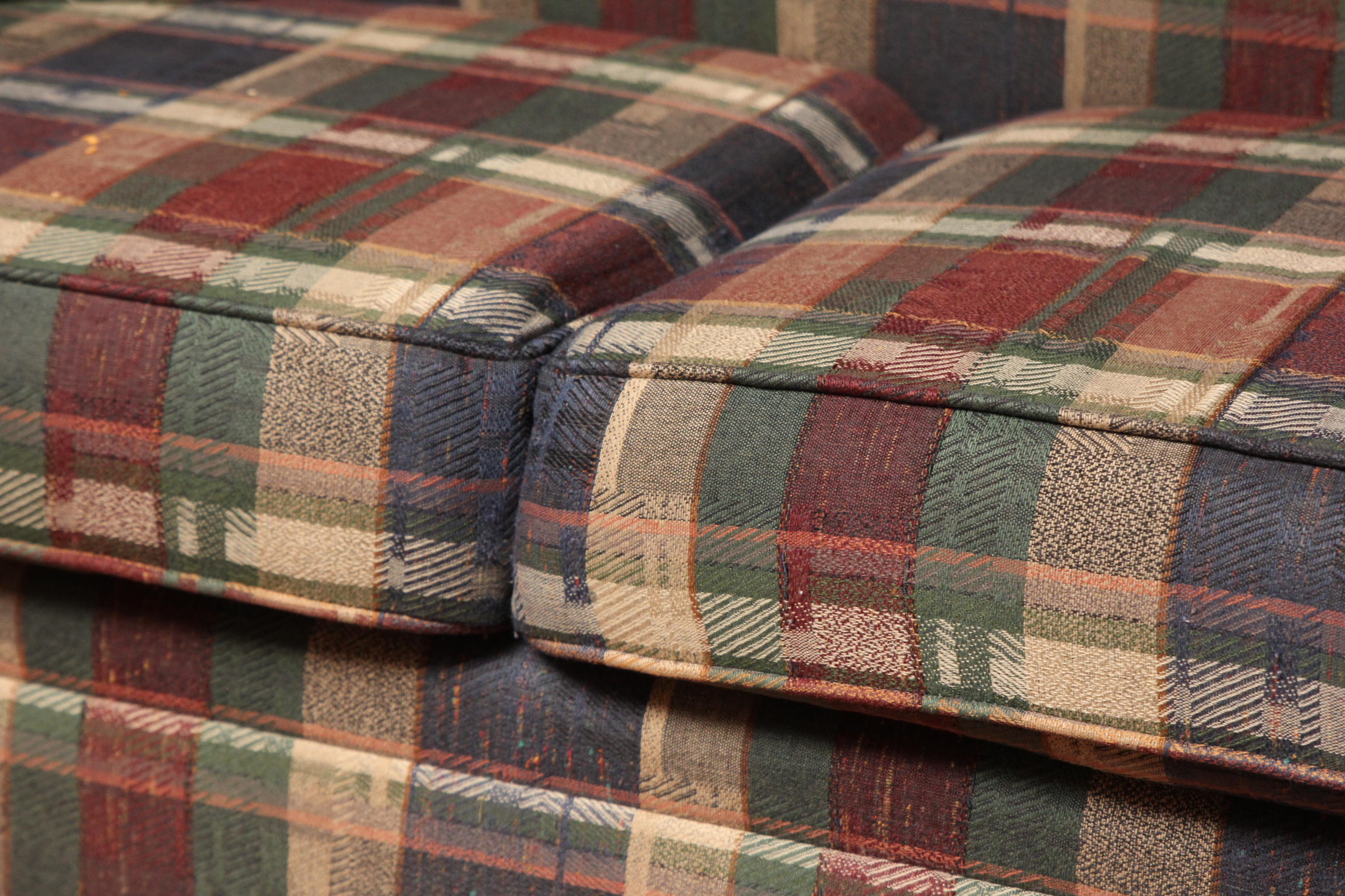 Hampton House Plaid Sofa