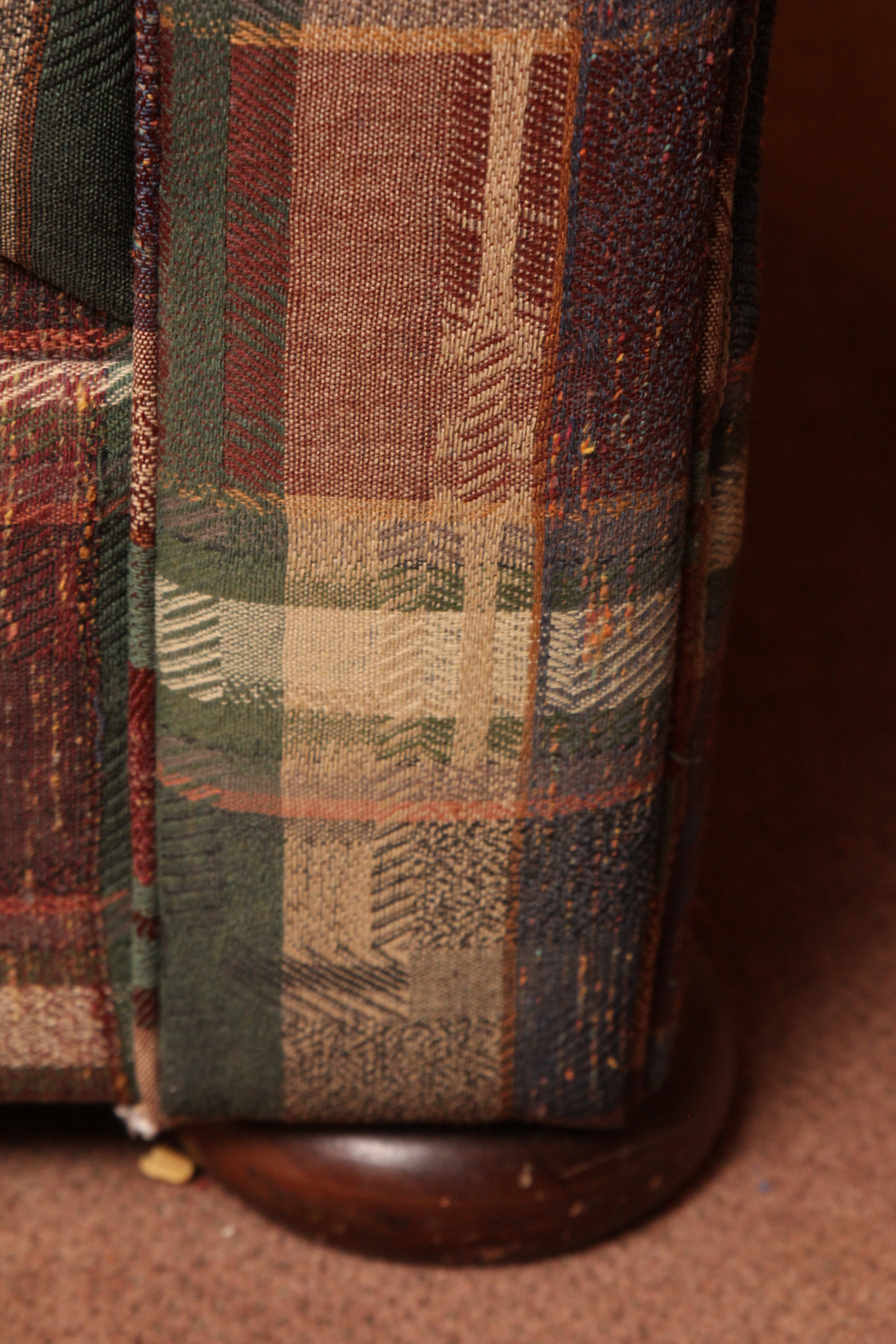 Hampton House Plaid Sofa