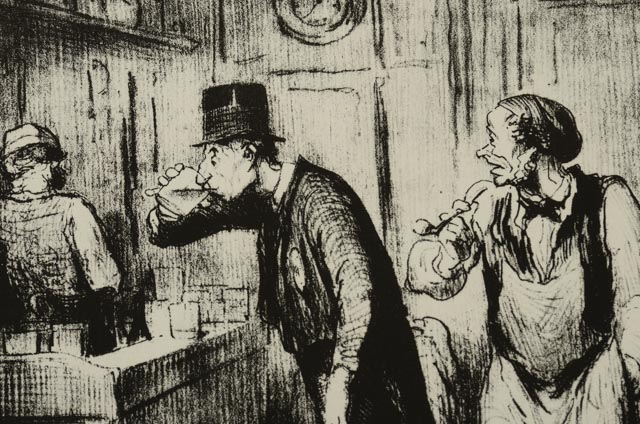 Honoré Daumier Lithograph from "Souvenirs d'Artistes"