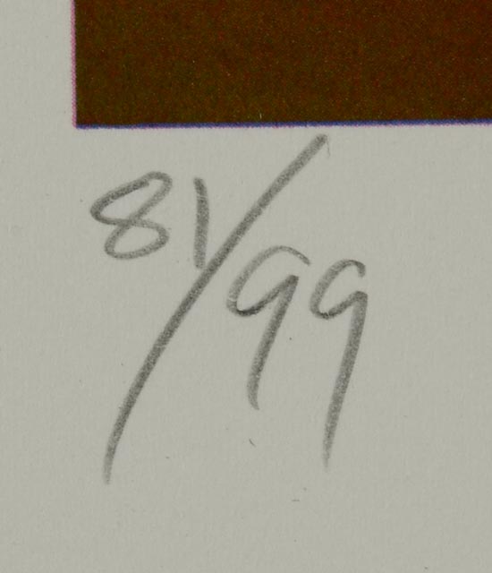 Mark Kostabi Signed Limited Edition Serigraph "Service"