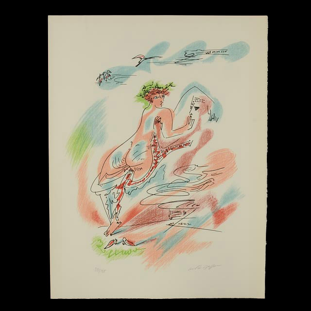 André Masson 1967 Signed Limited Edition Lithograph "L'Amour"