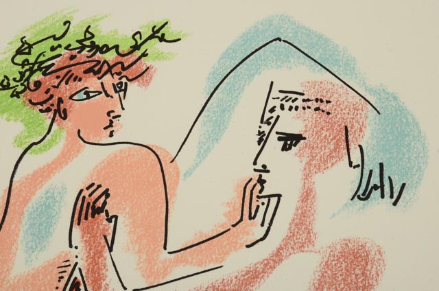 André Masson 1967 Signed Limited Edition Lithograph "L'Amour"