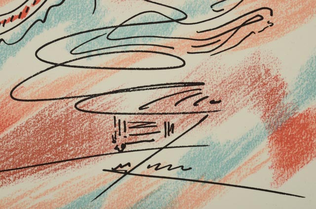 André Masson 1967 Signed Limited Edition Lithograph "L'Amour"