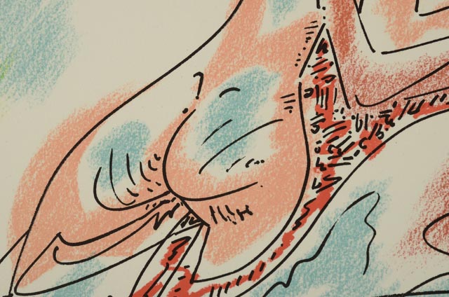 André Masson 1967 Signed Limited Edition Lithograph "L'Amour"