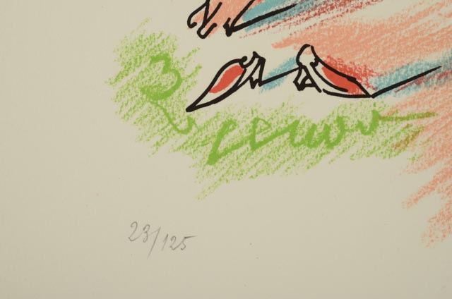 André Masson 1967 Signed Limited Edition Lithograph "L'Amour"