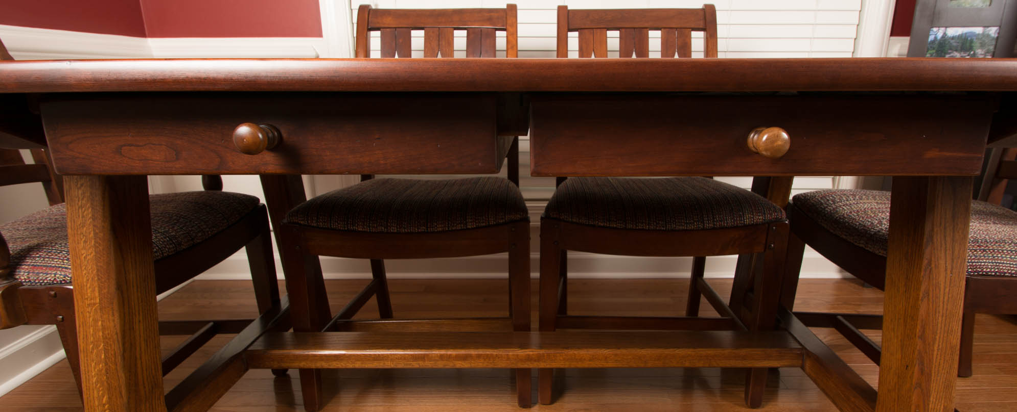 "The World of Bob Timberlake"  Cherry Dining Room Table and Chairs