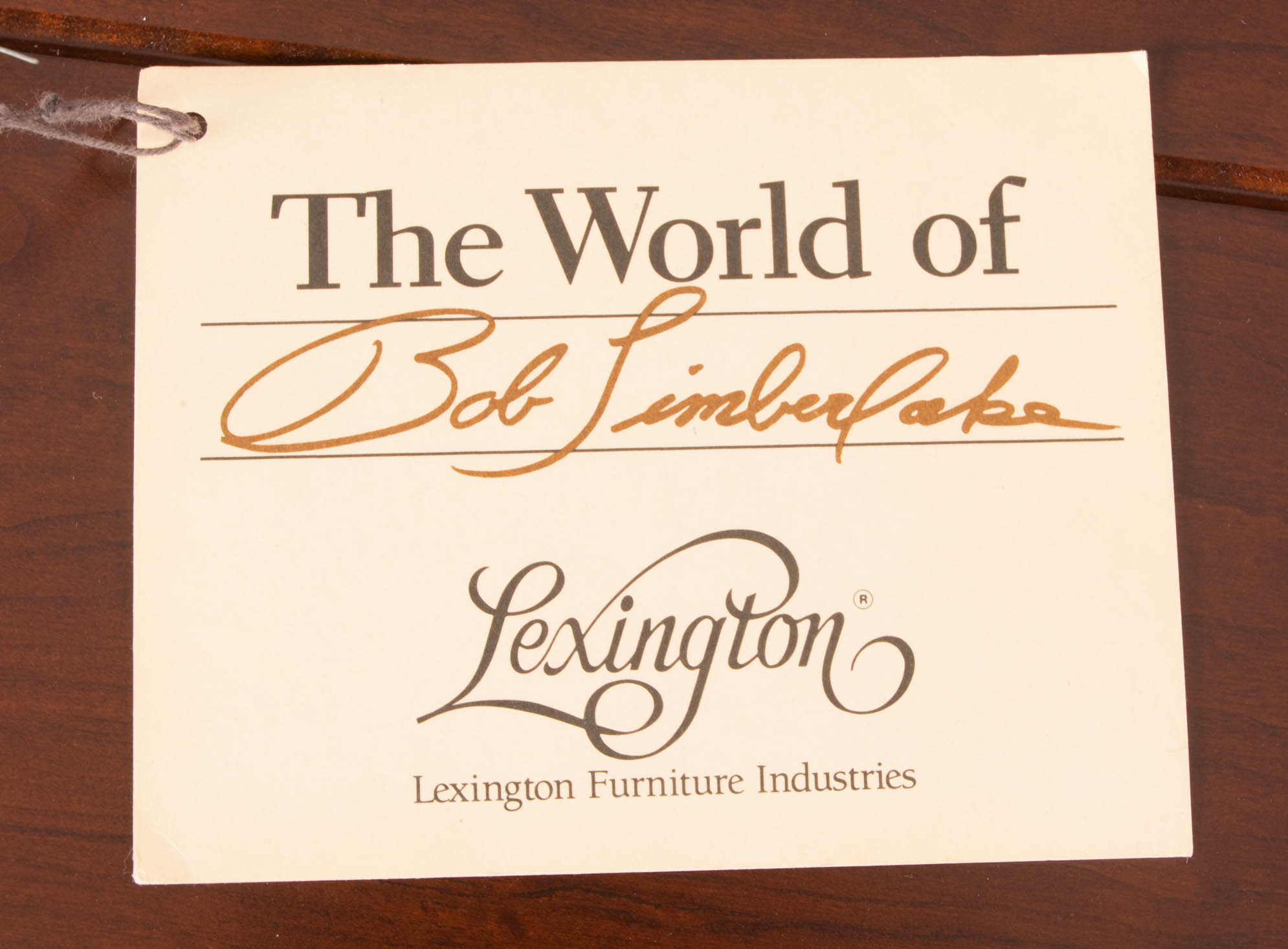 "The World of Bob Timberlake"  Cherry Dining Room Table and Chairs