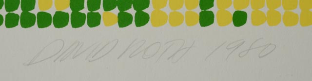 David Roth Unframed Signed Limited Edition Serigraph