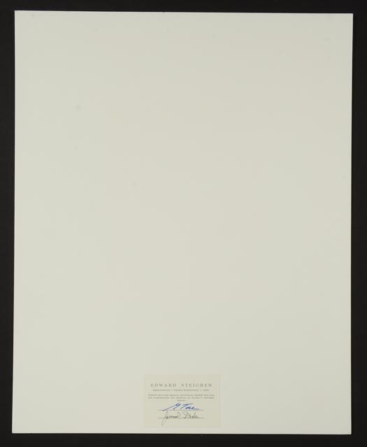 Edward Steichen Limited Edition Gelatin-Silver Print "Improvisation George Washington"