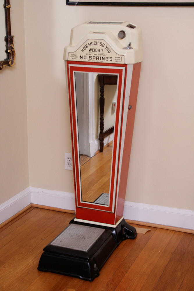 Vintage Watling Coin-Operated Fortune Telling Penny Scale