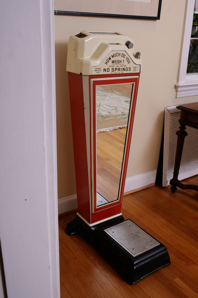Vintage Watling Coin-Operated Fortune Telling Penny Scale