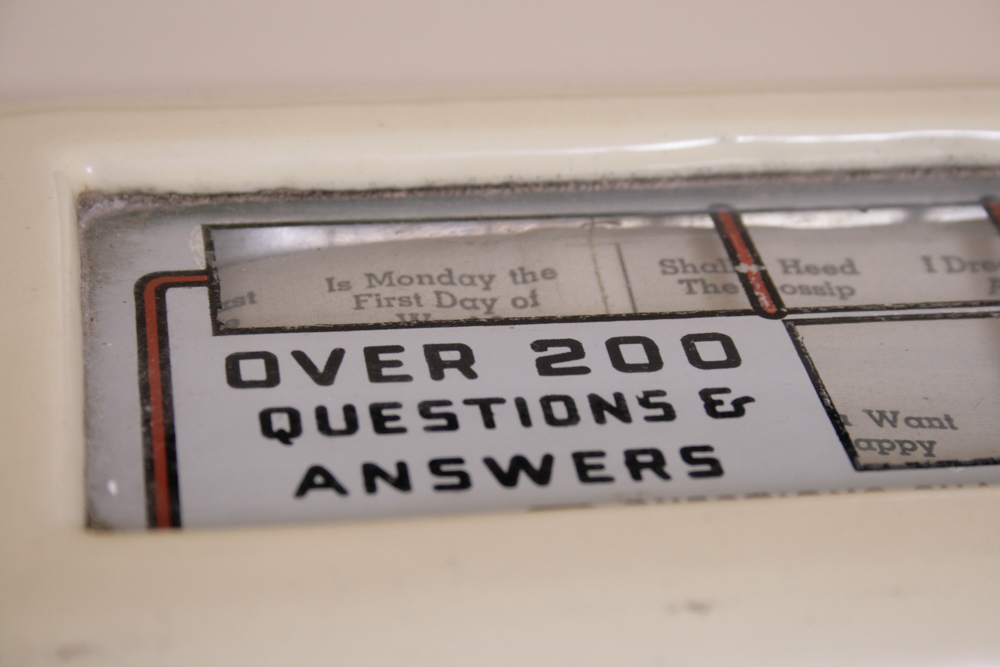 Vintage Watling Coin-Operated Fortune Telling Penny Scale