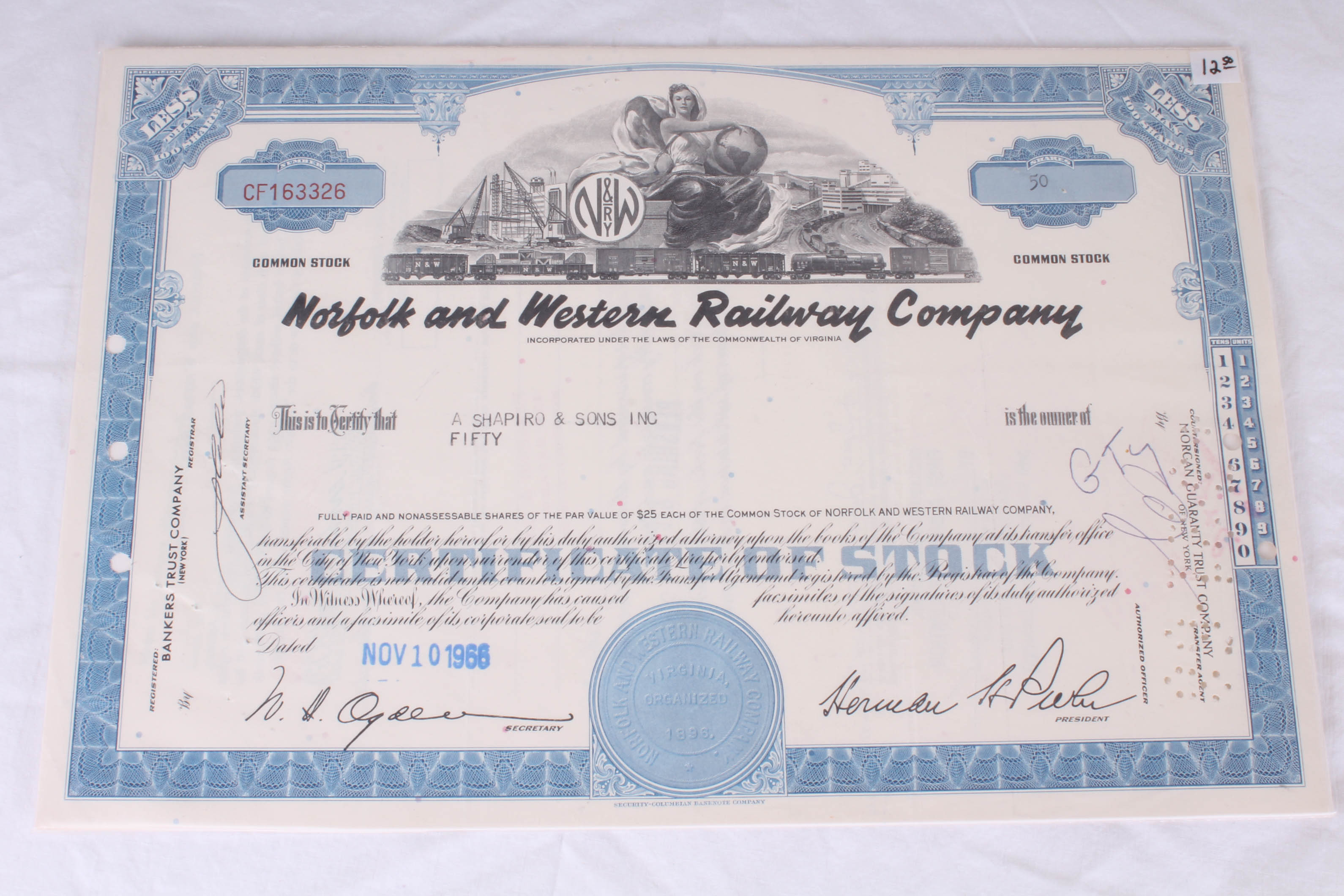 Assortment of Vintage Railway Bonds