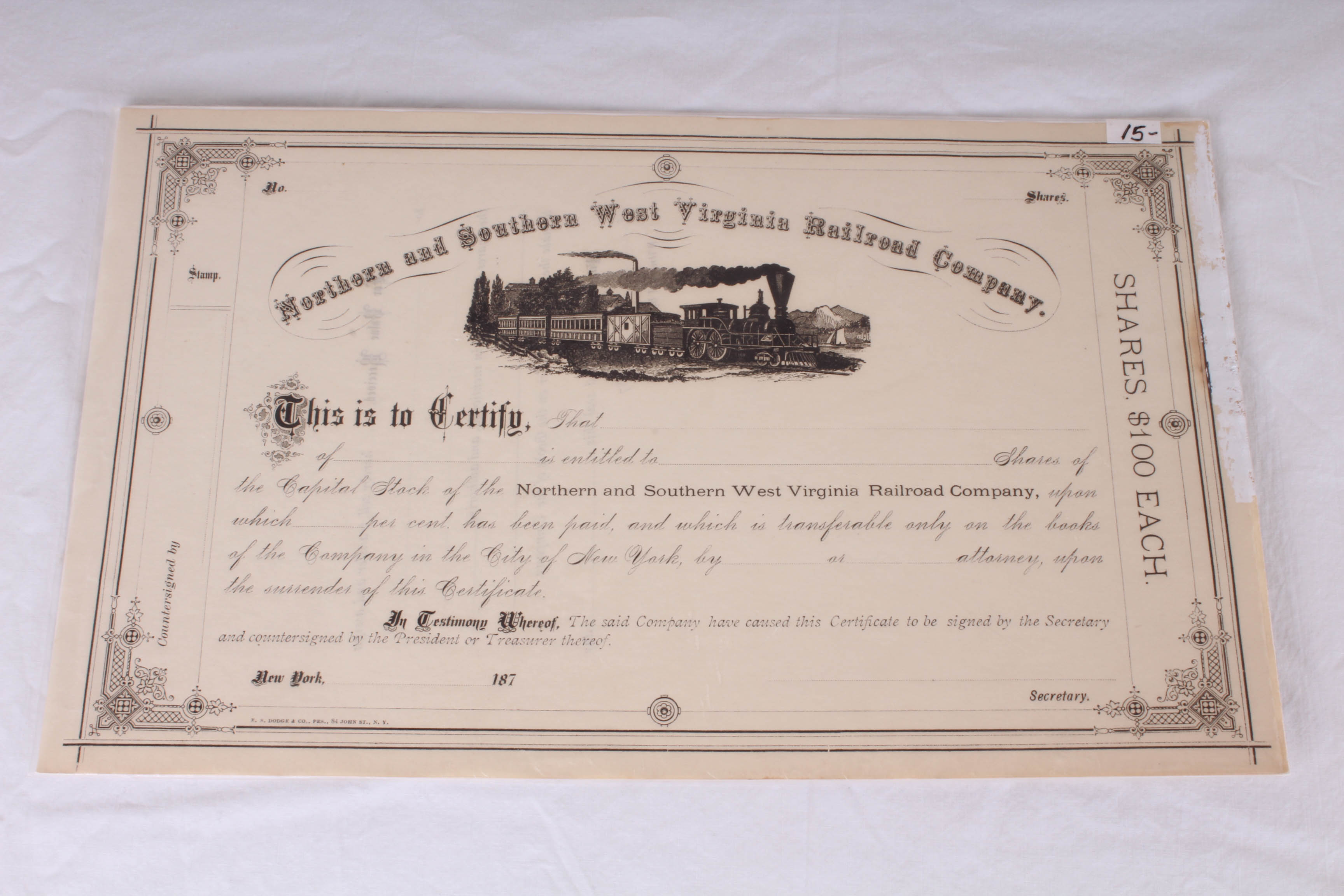 Assortment of Vintage Railway Bonds