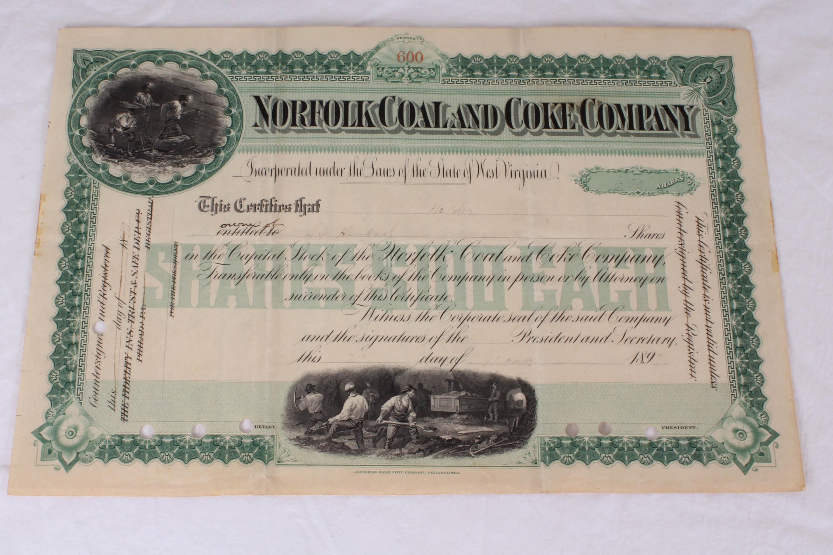 Assortment of Vintage Railway Bonds