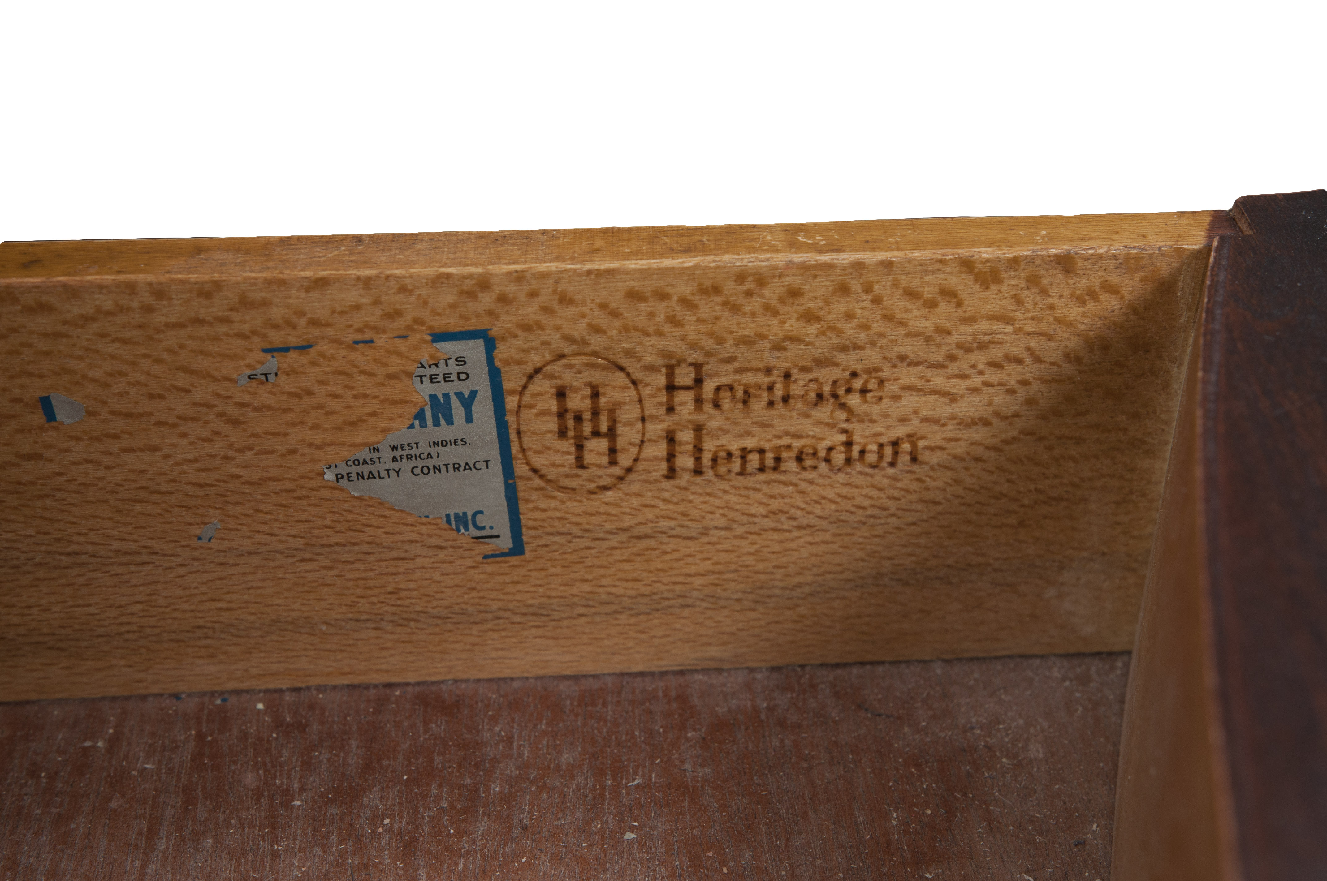 Hepplewhite Style Vanity With Mirror from Heritage Henredon