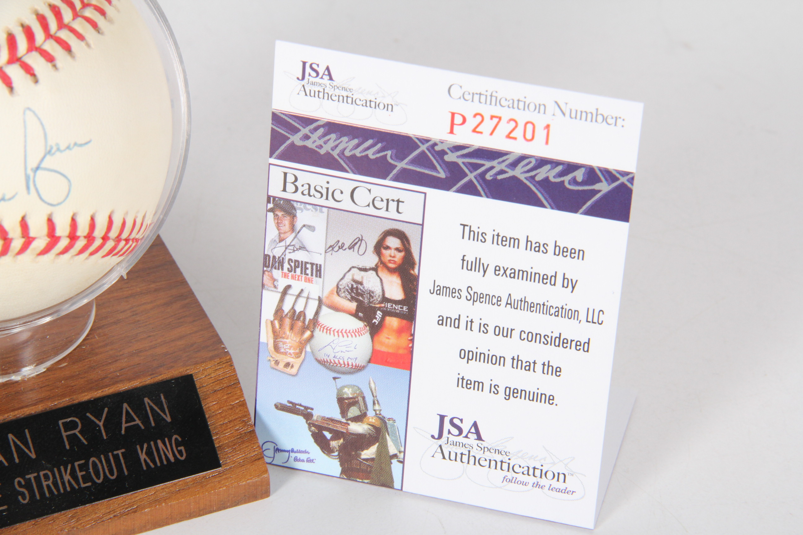 Nolan Ryan Signed Baseball