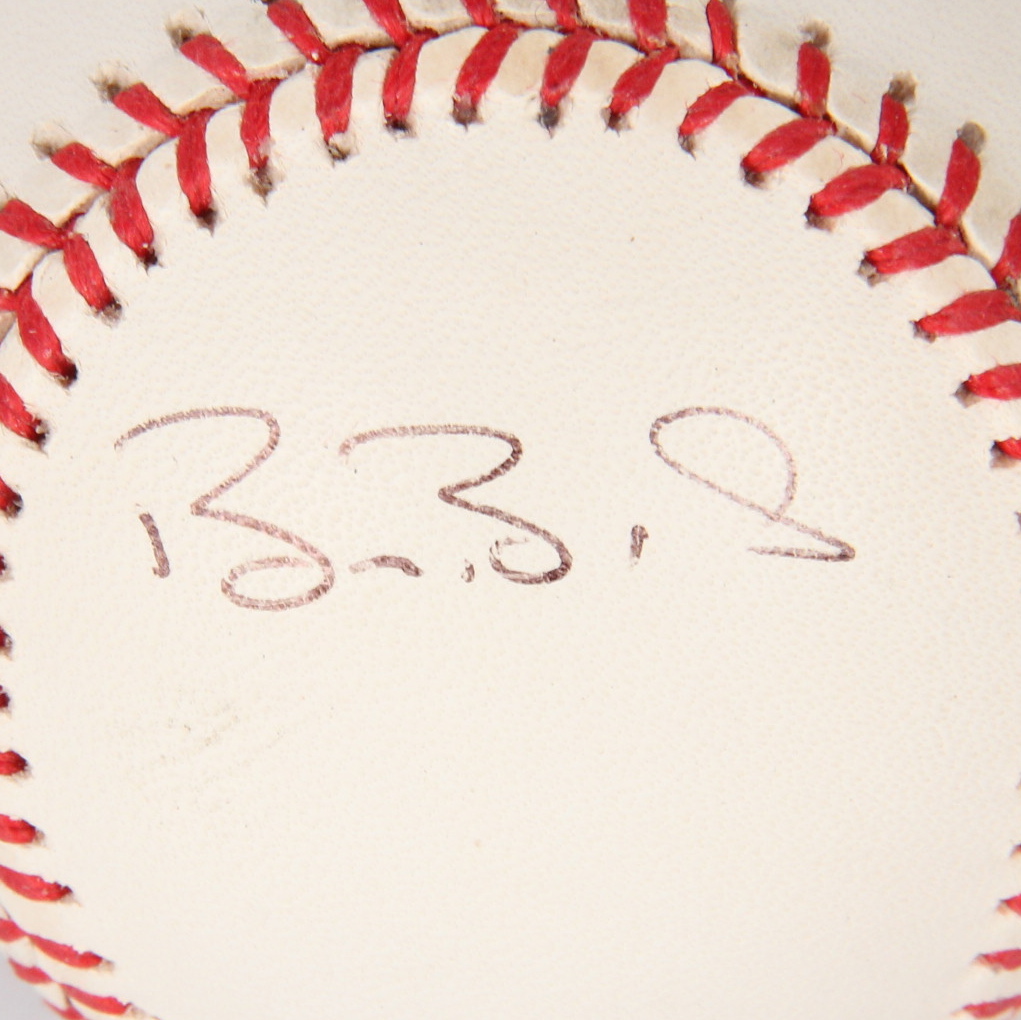 Barry Bonds Autographed Baseball