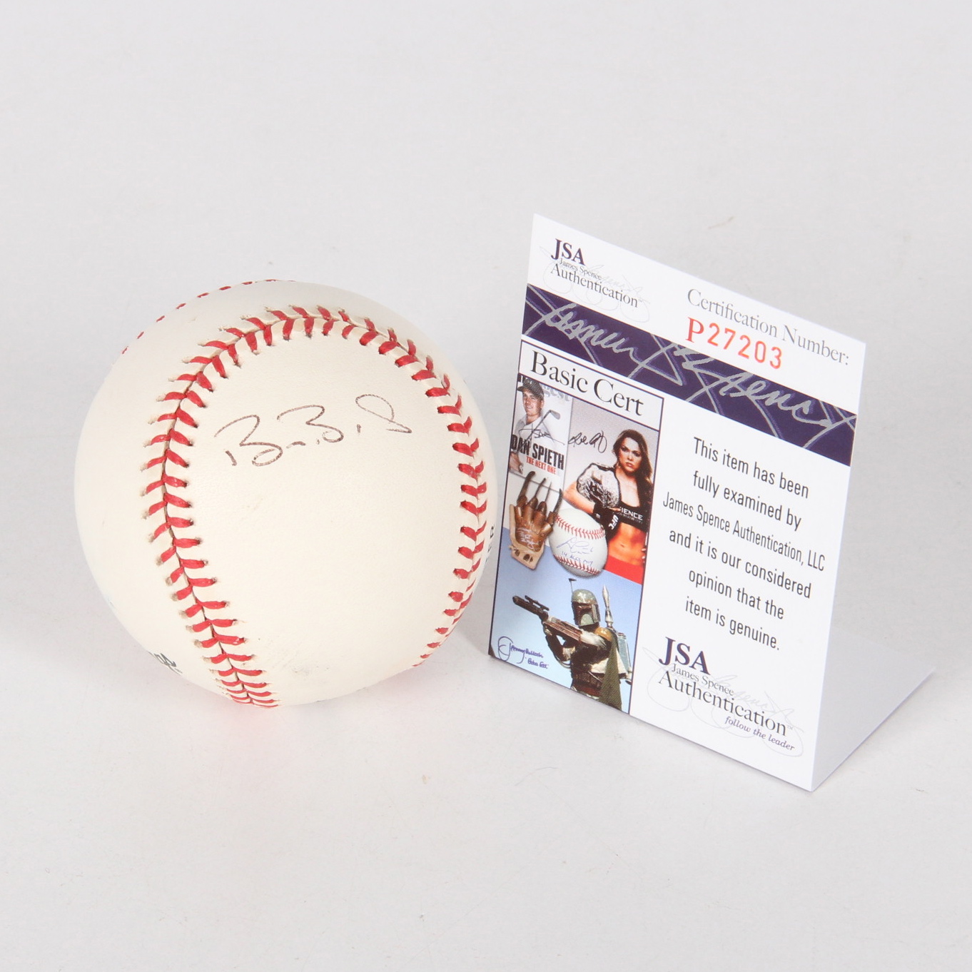 Barry Bonds Autographed Baseball
