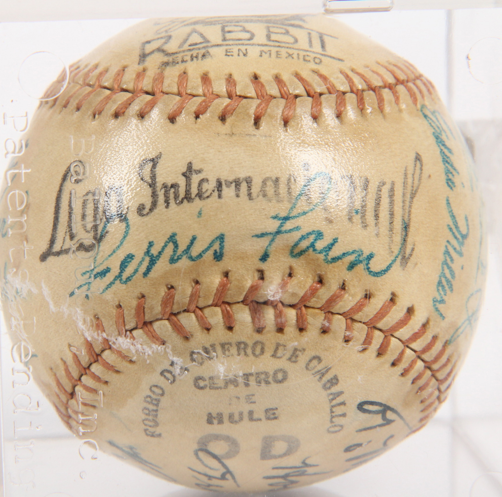 Vintage Babe Ruth, Jackie Robinson and Bob Feller Signed Baseball with Other Signatures