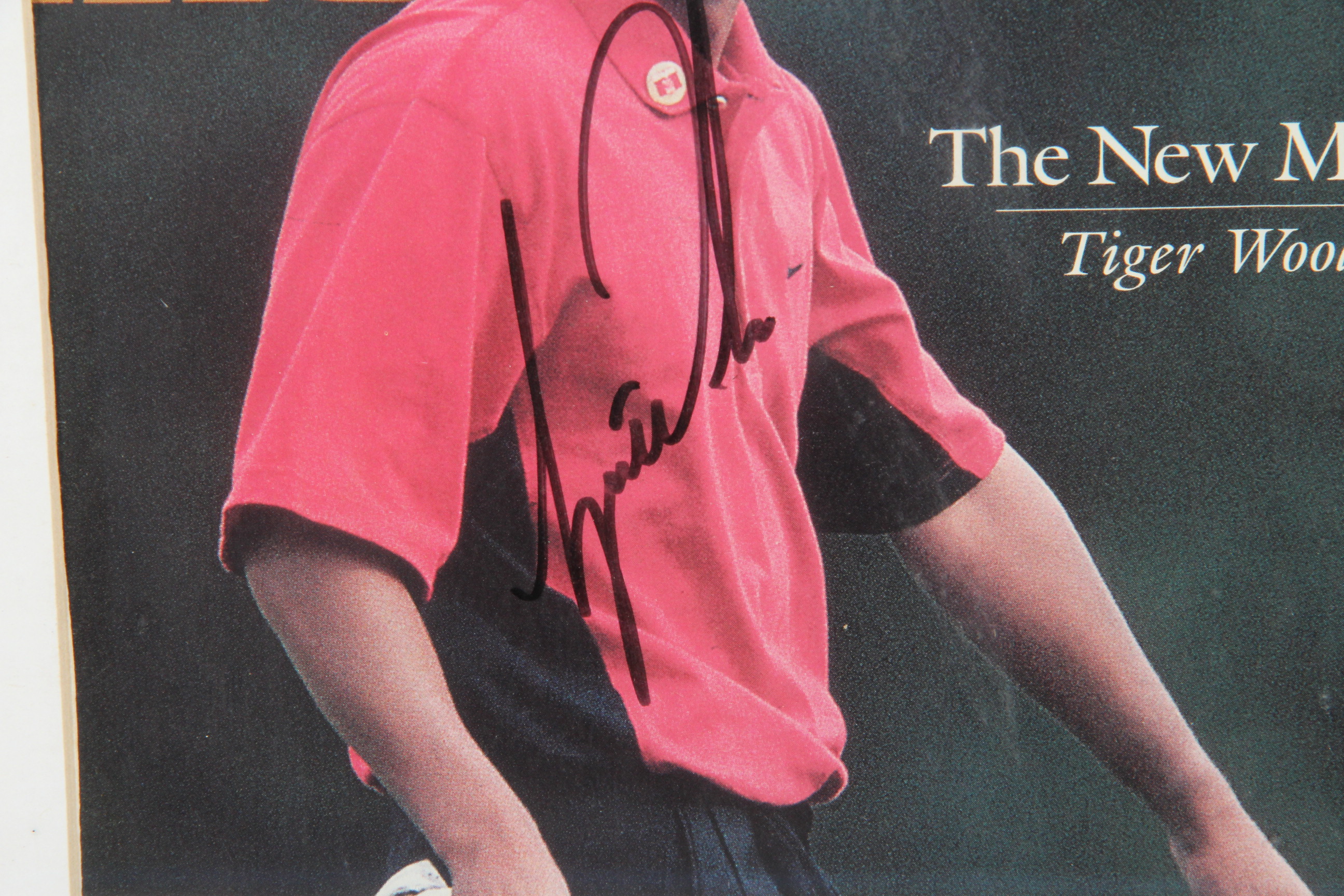 Tiger Woods Autographed Sports Illustrated Magazine