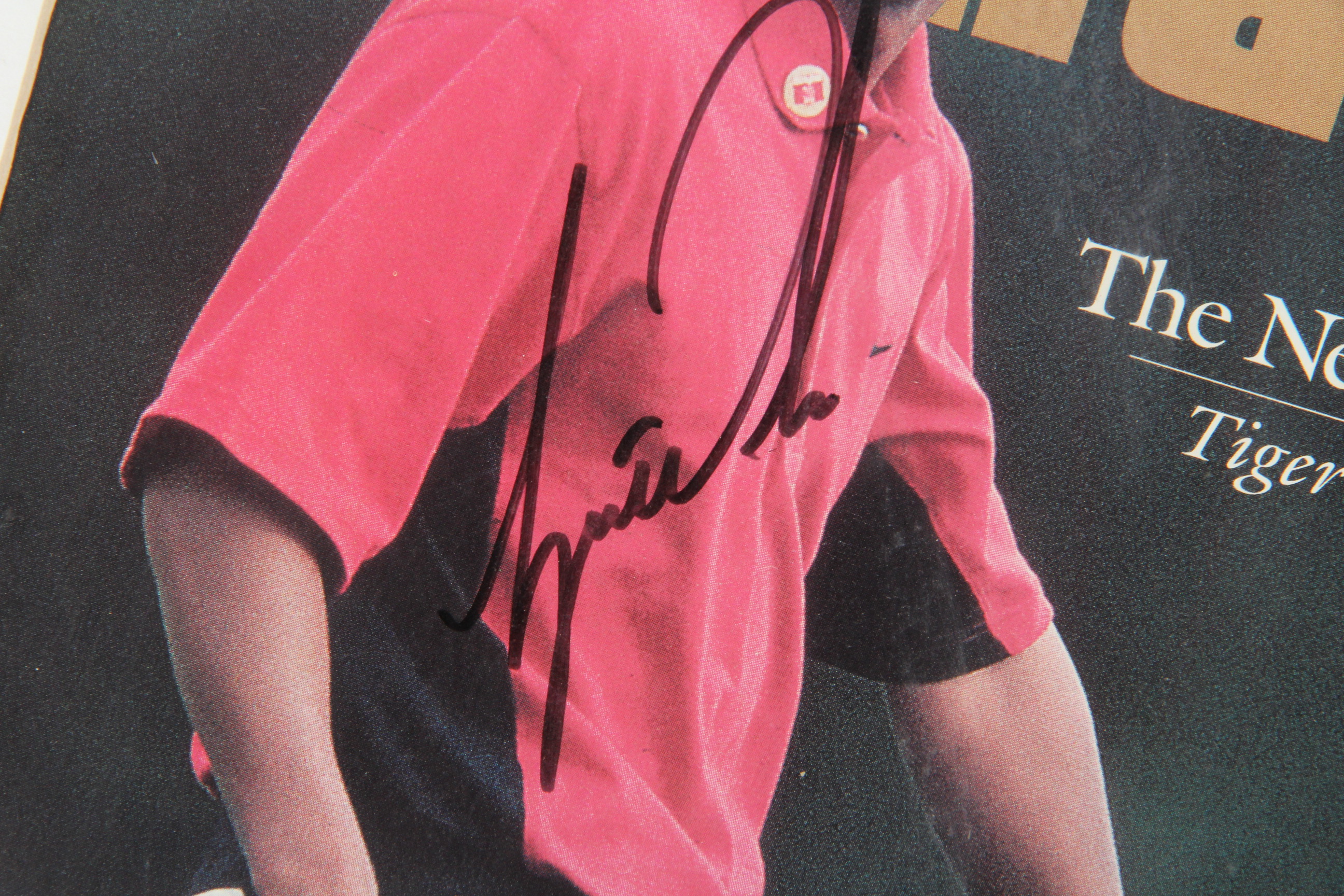 Tiger Woods Autographed Sports Illustrated Magazine
