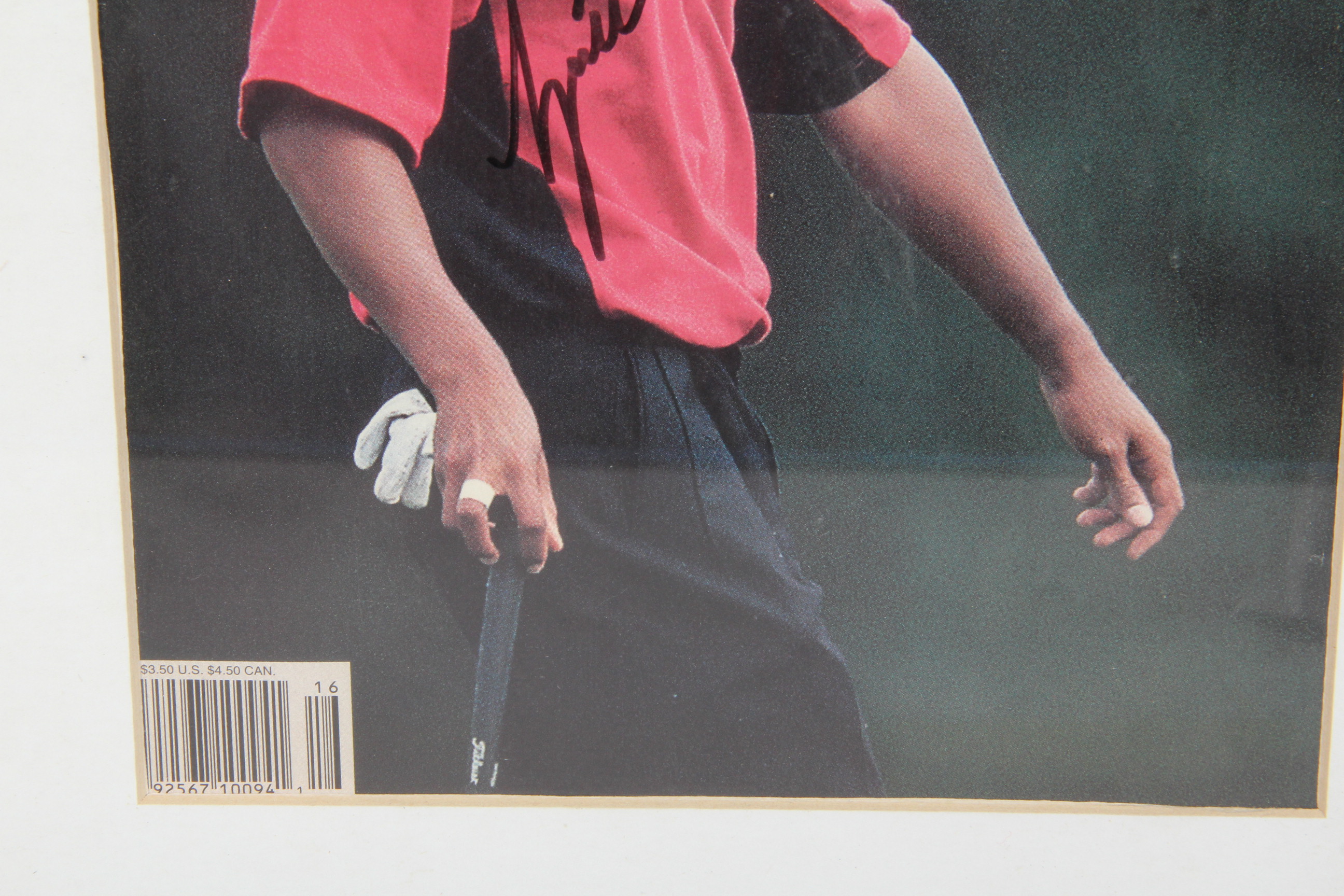Tiger Woods Autographed Sports Illustrated Magazine