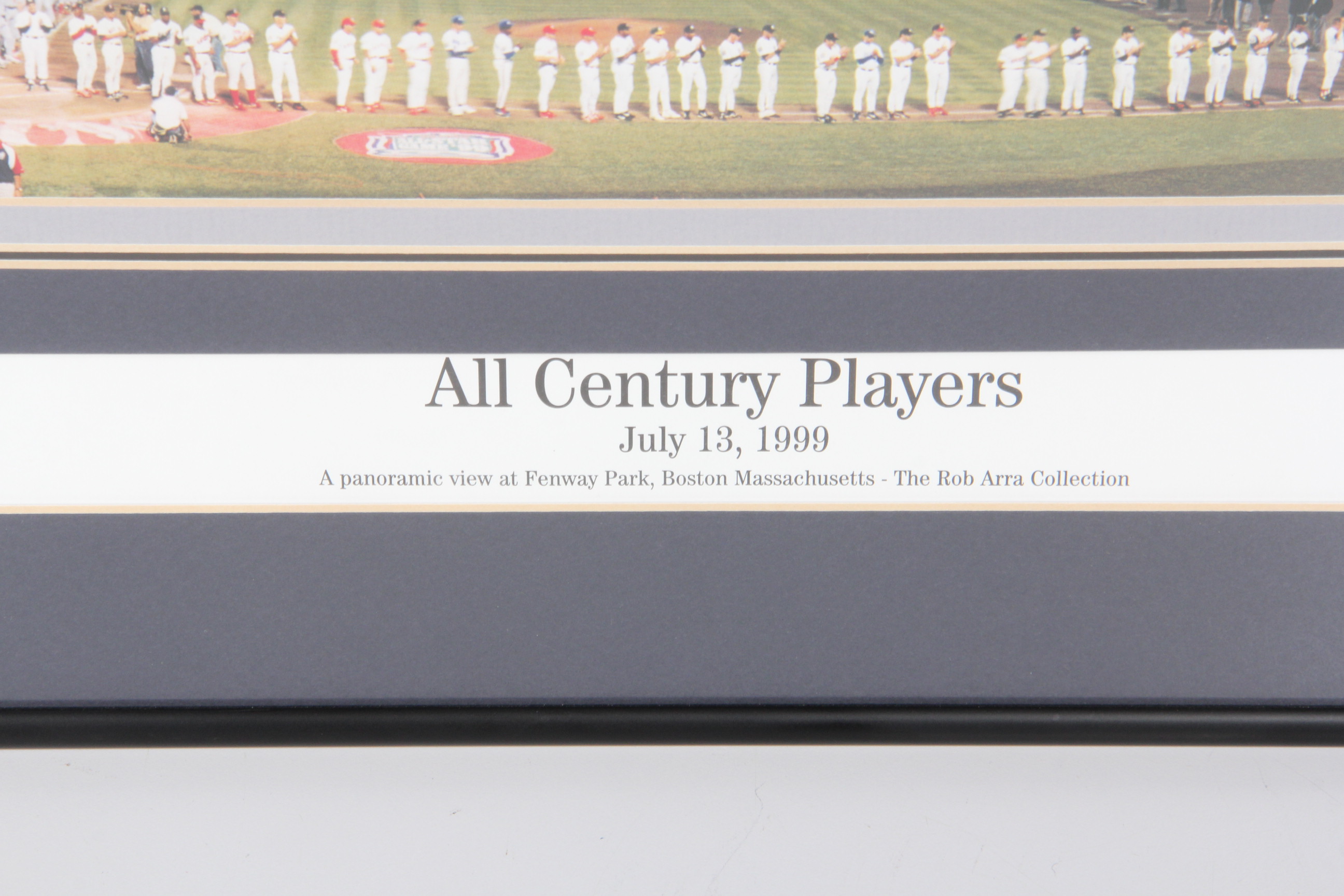 Ted Williams Signed All Century Players Offset Lithograph
