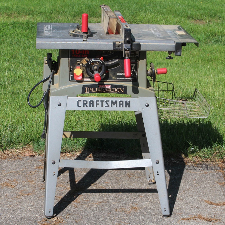 Vintage Limited-Edition Craftsman 10'' Table Saw