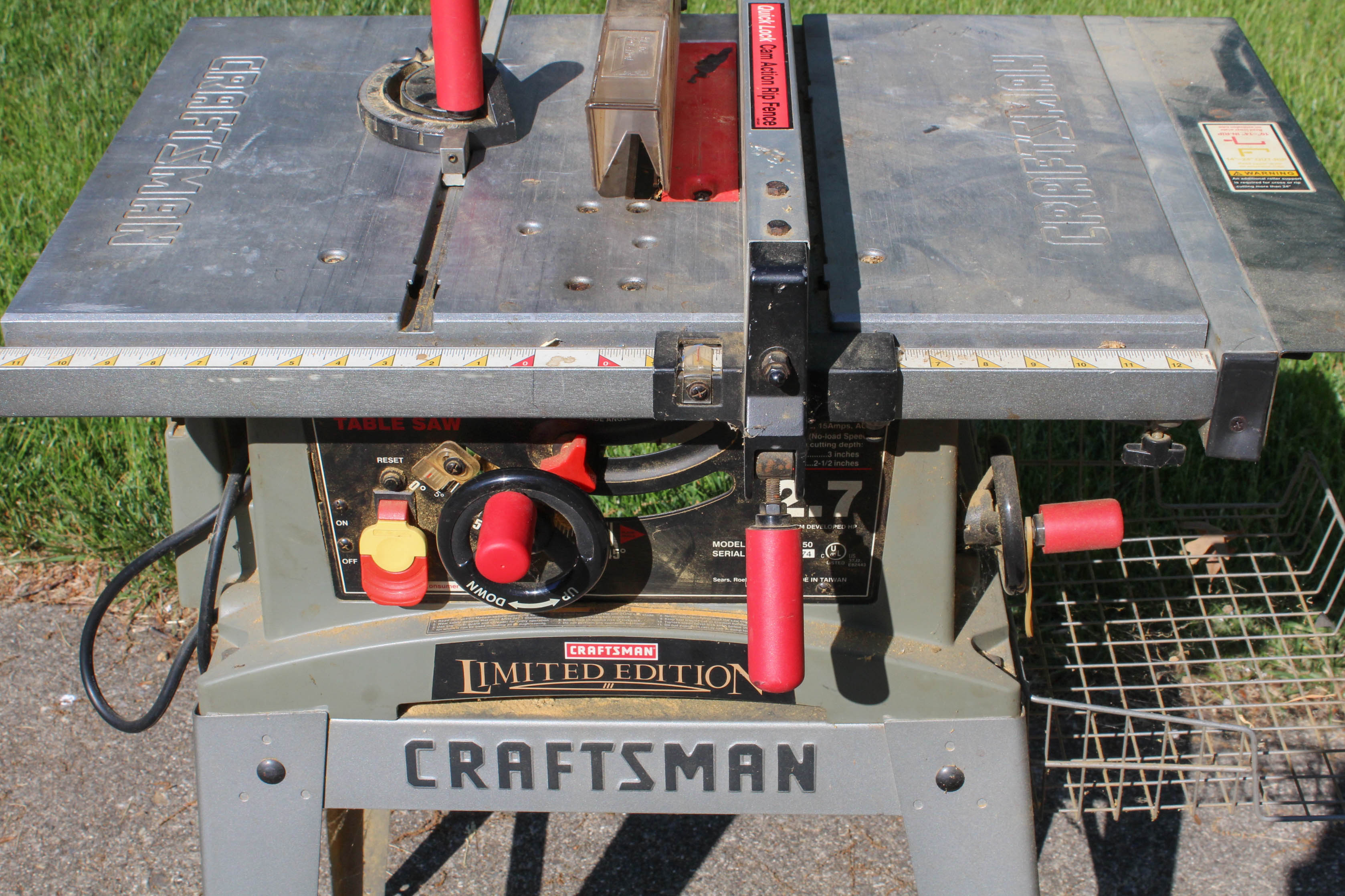 Vintage Limited-Edition Craftsman 10'' Table Saw