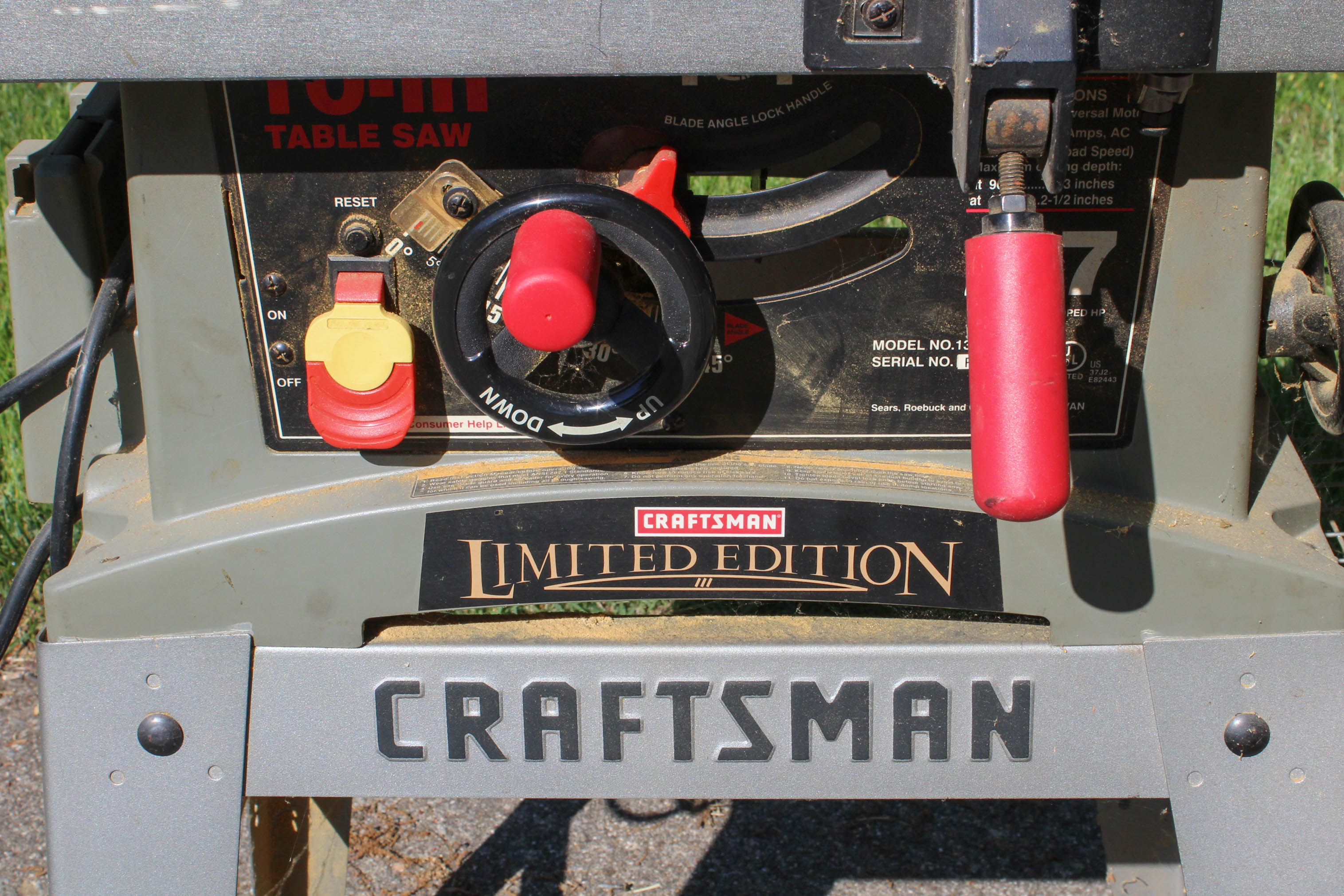 Vintage Limited-Edition Craftsman 10'' Table Saw