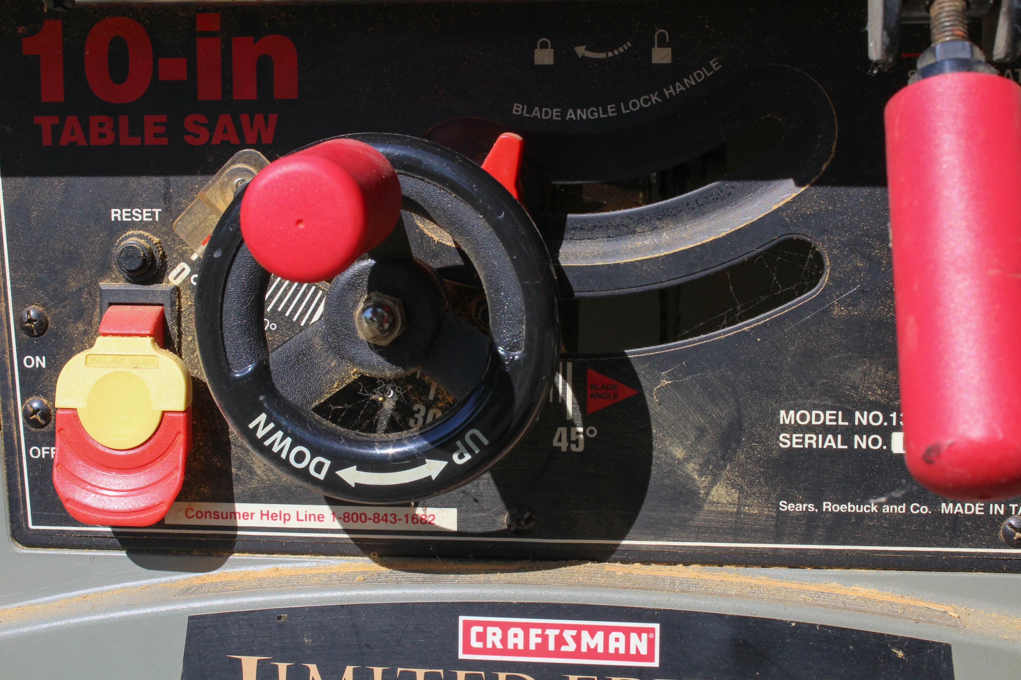 Vintage Limited-Edition Craftsman 10'' Table Saw