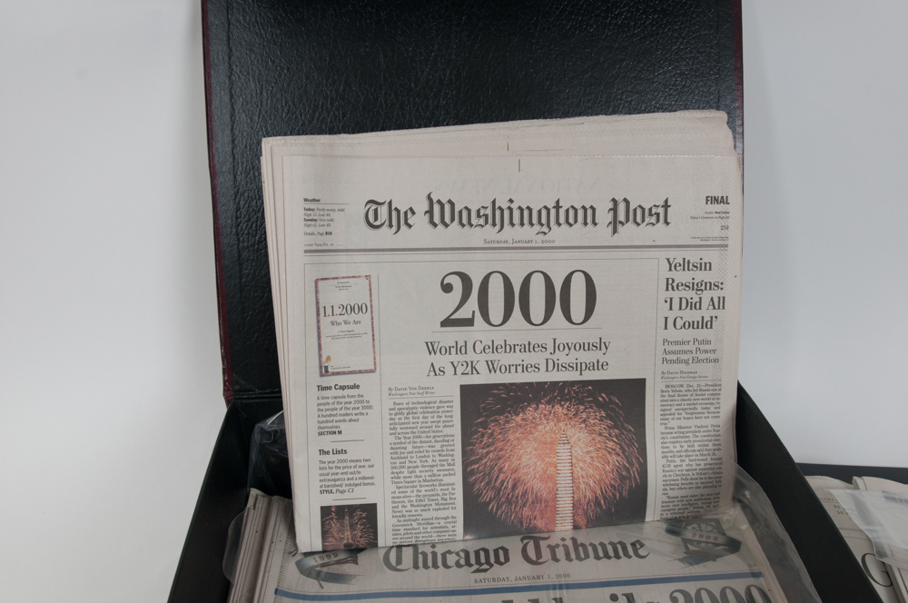 First Edition January 1, 2000 Newspapers