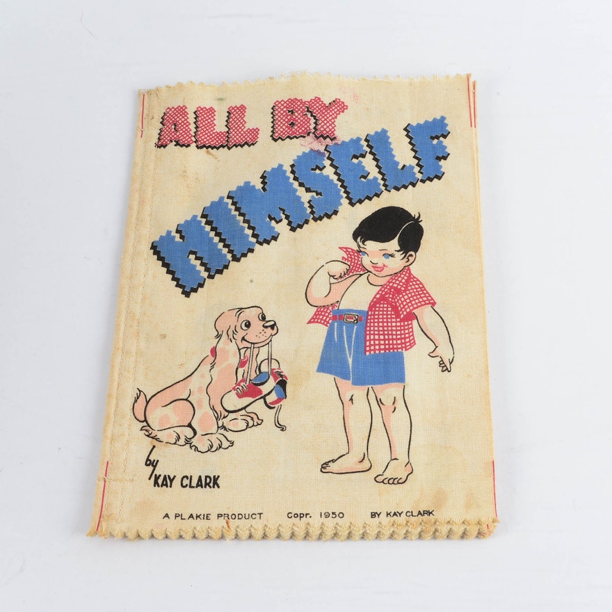 1950 First Edition "All By HImself" Cloth Book by Kay Clark