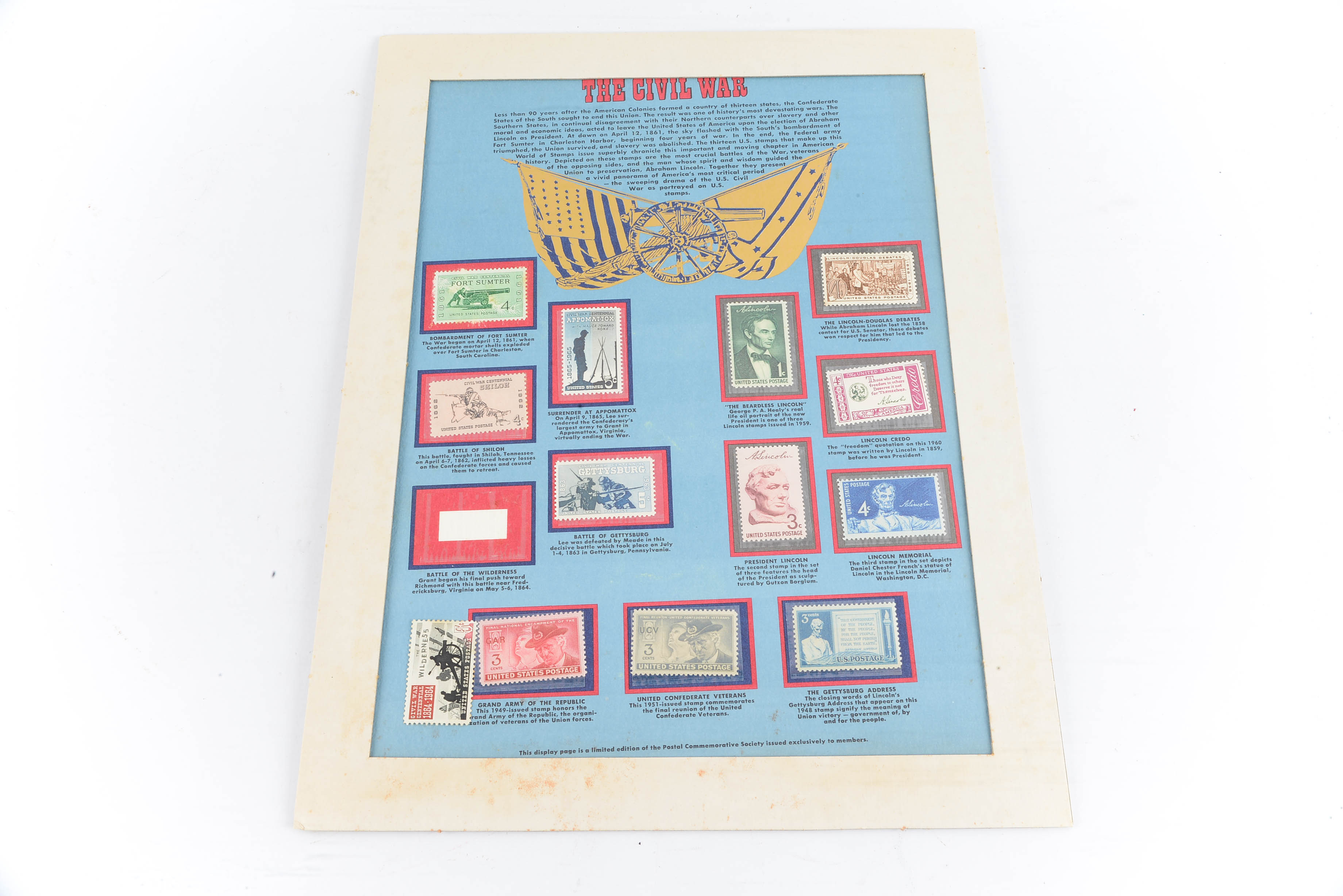 Postal Commemorative Society Stamps