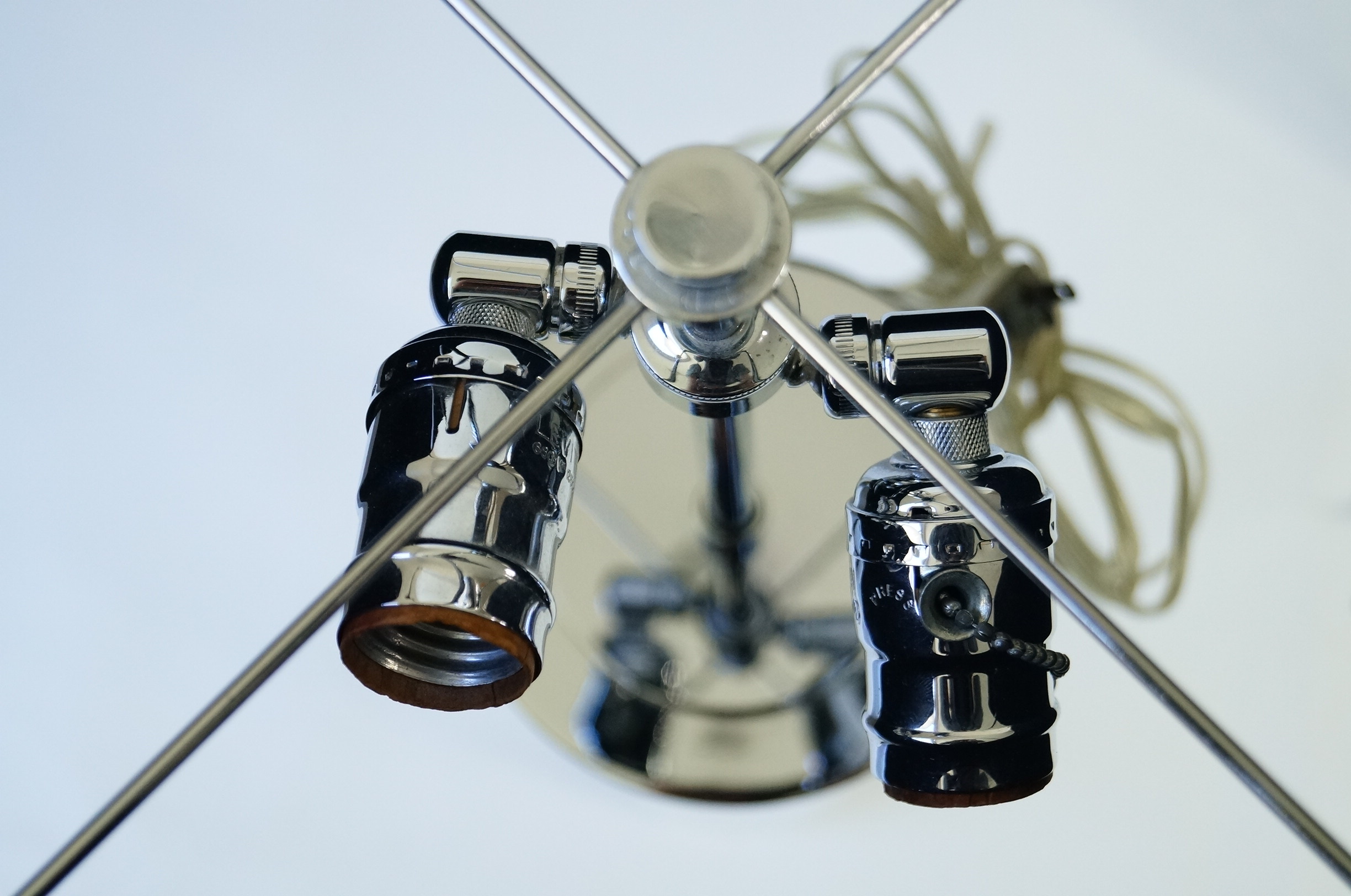 Pair of Ralph Lauren Lamps with Snakeskin Shades